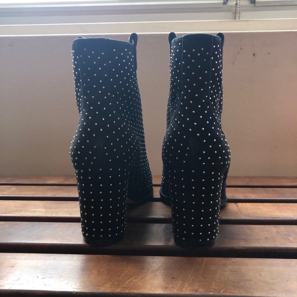 Rebecca Minkoff Blake Studded Black Booties - Picture 5 of 9